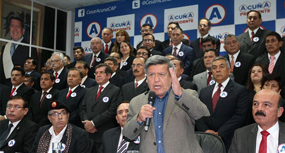 Esta es la lista de candidatos al Congreso de César Acuña por la región Lima. (Foto: Agencia Andina)