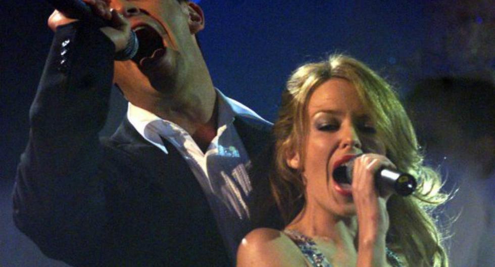 Kylie Minogue y Robbie Williams juntos otra vez. (Foto: Getty Images)