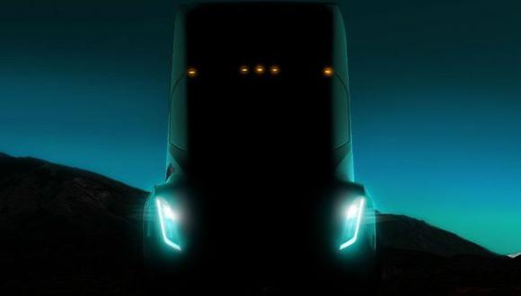 Imagen del camión eléctrico lanzada por Tesla en el mes de abril. (Foto: Tesla)