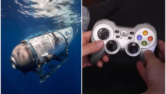 El submarino desaparecido Titán se controla con un mando Logitech de 2005. (Foto: Composición El Comercio)