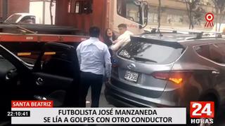 José Manzaneda protagonizó pelea en la vía pública tras choque vehicular | VIDEO
