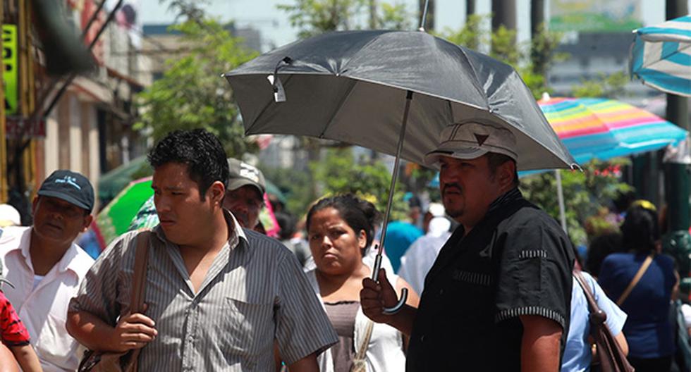 La sensación de calor en Lima podría bordear los 40 grados en febrero próximo, según el Senamhi. (Foto: Agencia Andina)