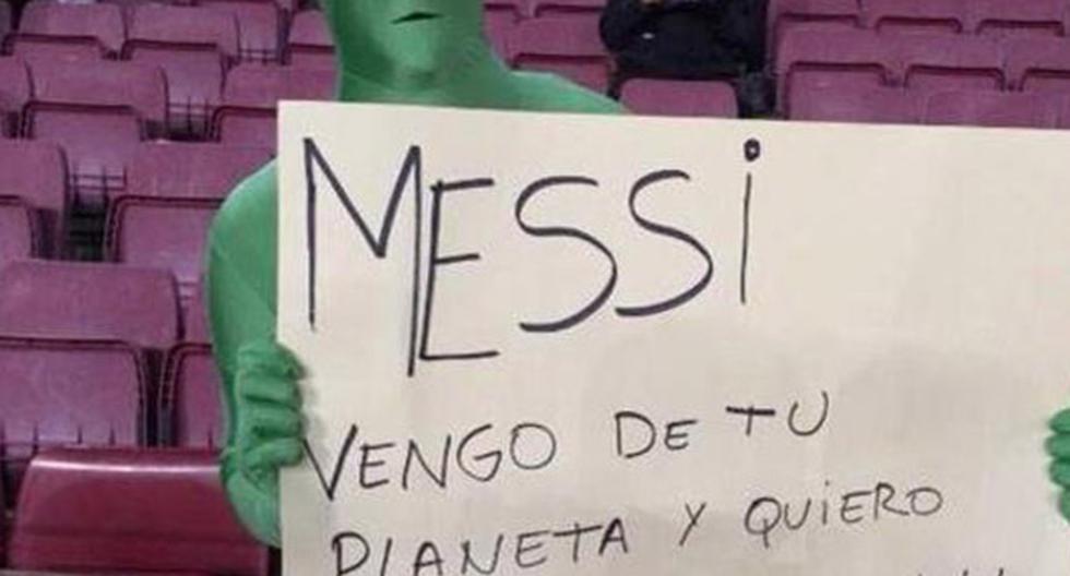 Lionel Messi sigue siendo aclamado por los hinchas. (Foto: Twitter/Edgar Fornos)