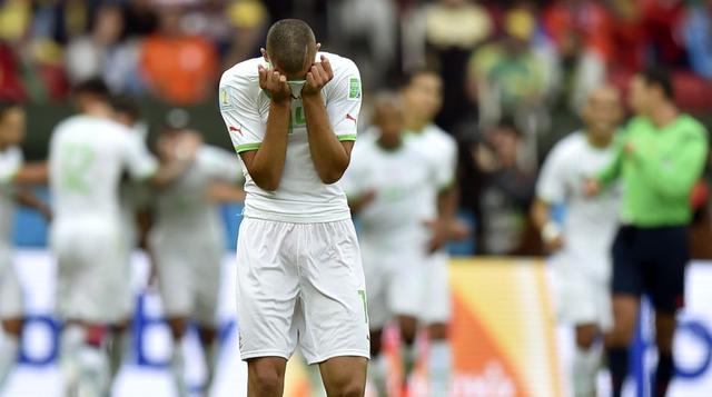 El festejo de un sorprendente Argelia en el Mundial Brasil 2014 - 1