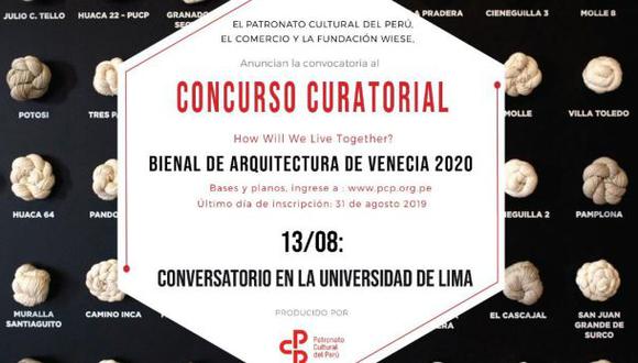El Comercio es patrocinador del pabellón peruano de la Bienal de Venecia 2020.