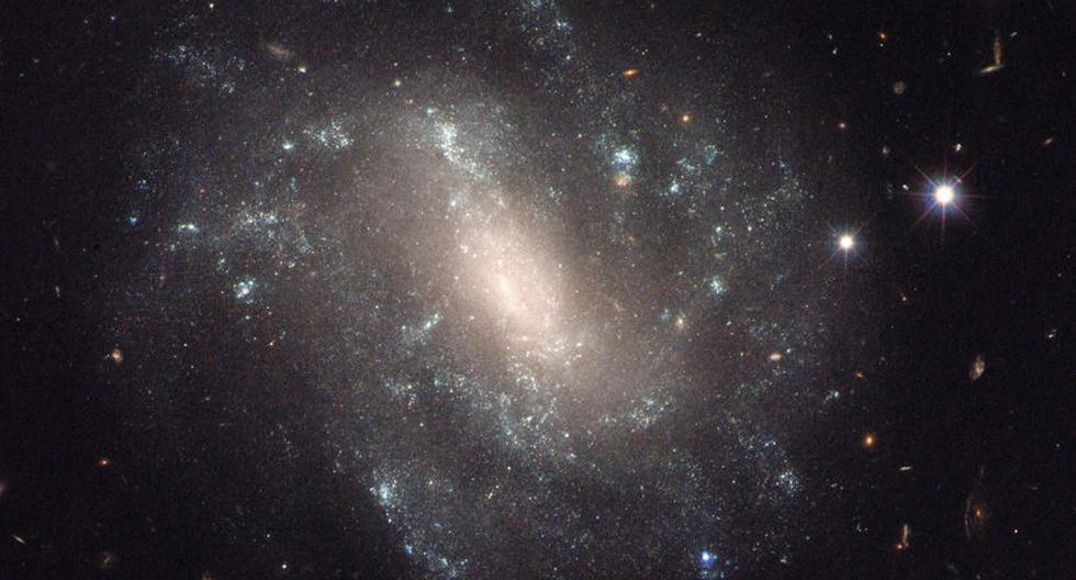 Una de las galaxias utilizadas para calibrar la medici&oacute;n de la expansi&oacute;n del Universo. (Foto: NASA, ESA and A. Riess (STScI/JHU))