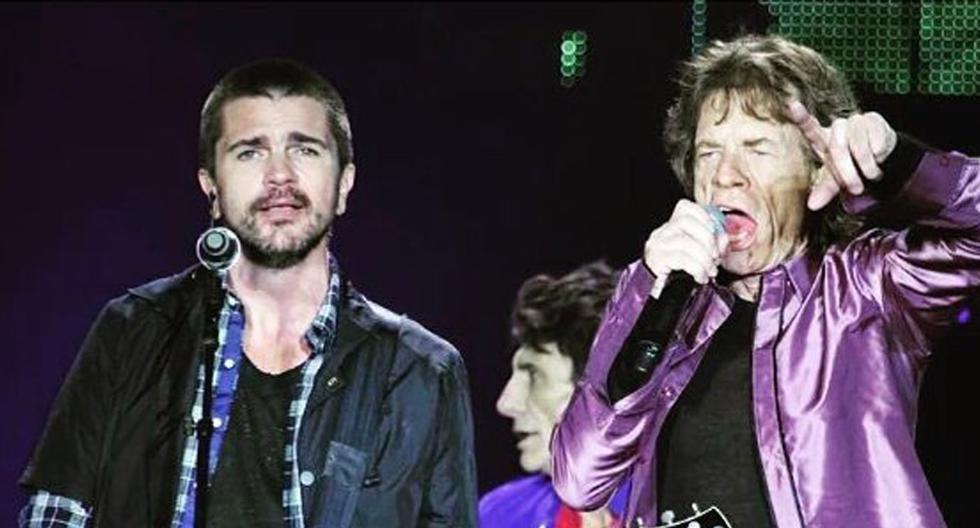 Rolling Stones y Juanes cantaron juntos en concierto en Colombia. (Foto: Twitter)