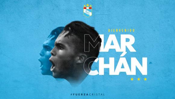 Sporting Cristal anunció al venezolano John Marchán como último refuerzo para la Liga 1