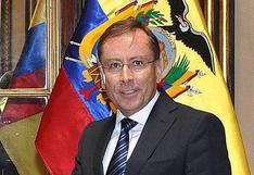 Cancillería de Ecuador anuncia el término de funciones de Rodrigo Riofrío