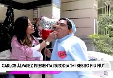 Carlos Álvarez y Zully Pinchi protagonizan divertida parodia de “Mi Bebito Fiu Fiu”
