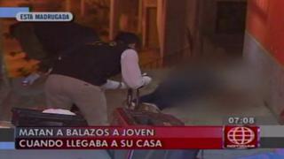 Chorrillos: acribillan a vendedor de 25 años fuera de su casa