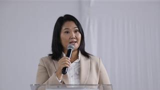 Keiko Fujimori afirma que reconocerá los resultados