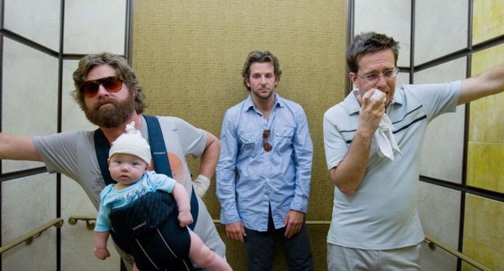 Zach Galifianakis, Bradley Cooper y Ed Helms fueron los protagonistas de 'The Hangover' (Foto: Warner Bros.)