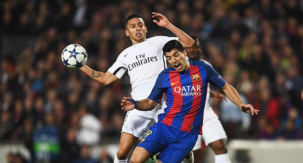 Luis Suárez fue blanco de críticas por su acción polémica que generó el penal que anotó Neymar para descontar ante el PSG y que acercó al Barcelona a la remontada. (Foto: Getty Images)