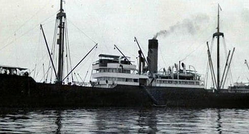 El SS Porta, buque idéntico al SS Minden hundido en las costas de Islandia en 1939.(Foto: wikipedia)