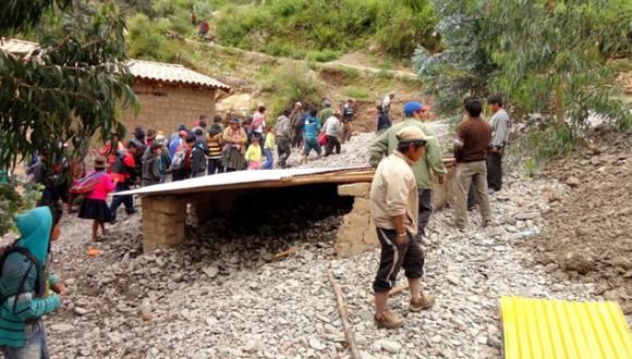 Huancavelica: caudal del río Huaytará daña vía hacia Ayacucho