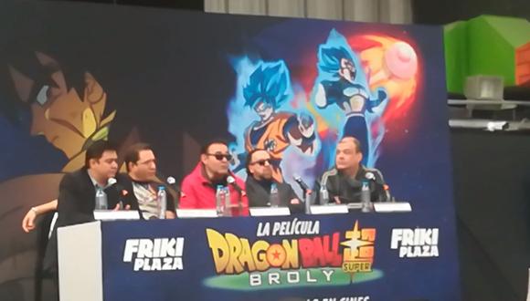 El elenco principal de voces de "Dragon Ball Super: Broly" habló con los medios sobre la nueva entrega de la franquicia. (Foto: YouTube)