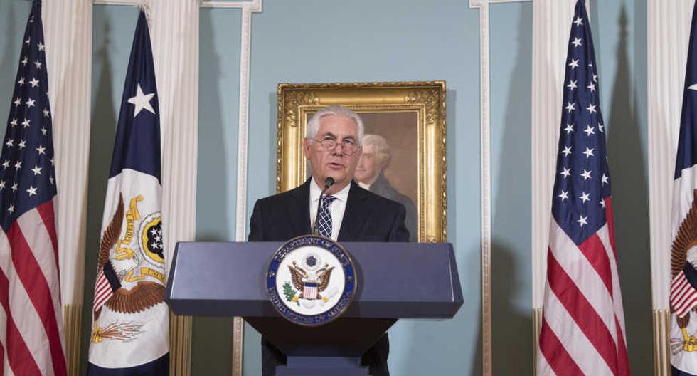 El secretario de Estado de EE.UU, Rex Tillerson. (Foto: EFE)