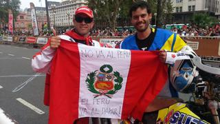 Dakar 2015: peruanos cruzaron podio de largada con la bandera