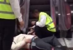 Facebook: accidente en escalera mecánica en centro comercial en Lima | VIDEO