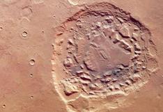 Marte: ¿por qué las imágenes de un cráter tomadas por ESA desconciertan a científicos?