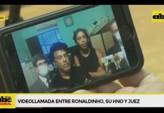 Ronaldinho y su hermano se enteraron por una videollamada que dejarán prisión | VIDEO