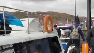 Puno: turistas extranjeros toman embarcaciones para llegar a Bolivia tras cierre de aeropuerto 