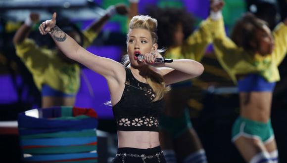 Iggy Azalea est&aacute; nominada a artista del a&ntilde;o. (Foto: Reuters)