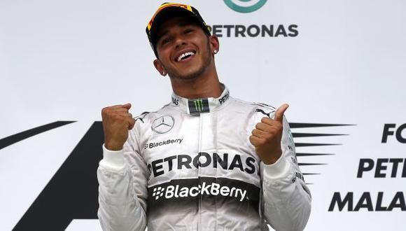 Lewis Hamilton: "Estoy increíblemente feliz"