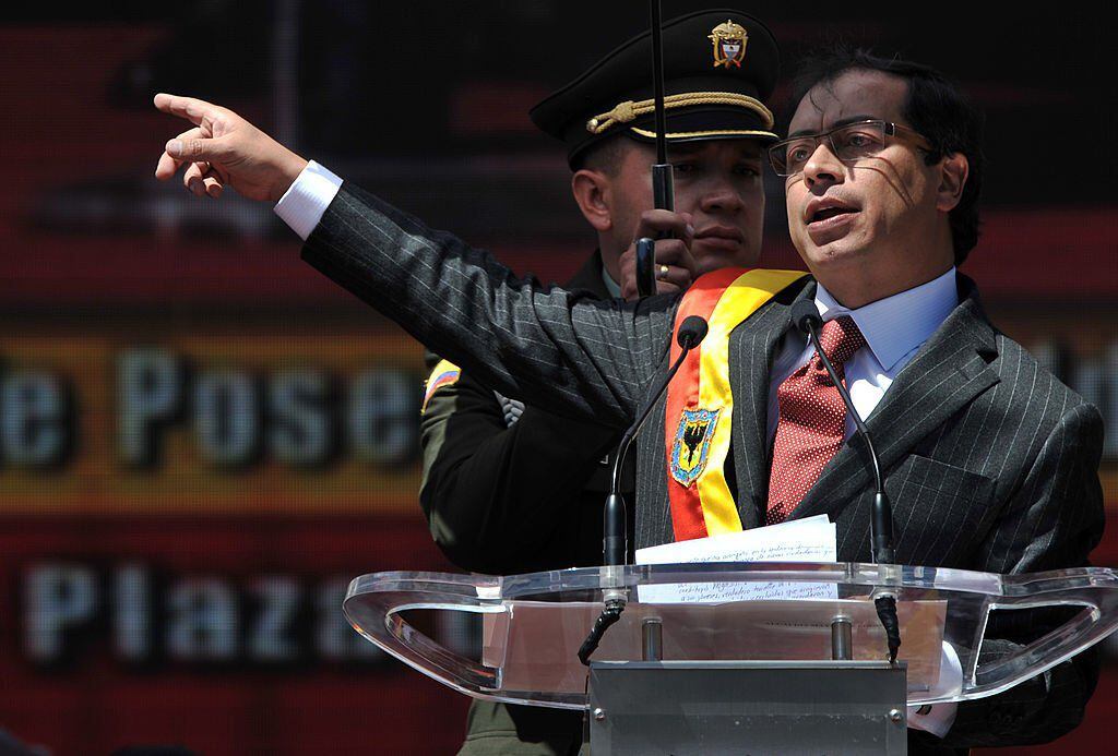 Gustavo Petro took office as mayor of Bogotá in January 2012. (GETTY IMAGES).