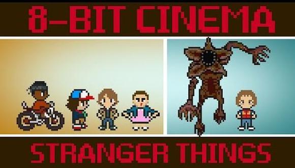 Así se ve "Stranger Things" contado en un corto de 8 bits