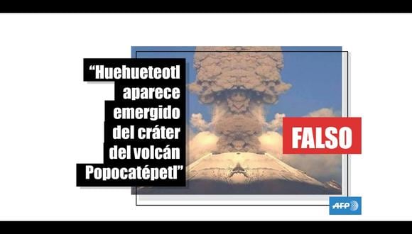 Facebook | No, esta fotografía de un volcán mexicano no se tomó con “un lente especial”, sino que fue alterada.