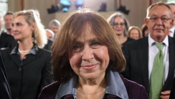 Svetlana Alexievich: "Ganar el premio Nobel es algo grande"