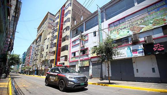 Los más de 40,000 establecimientos comerciales de Gamarra permanecerán cerrados por tres días para el retiro de los ambulantes y restablecer el orden en la zona. (Foto: GEC)