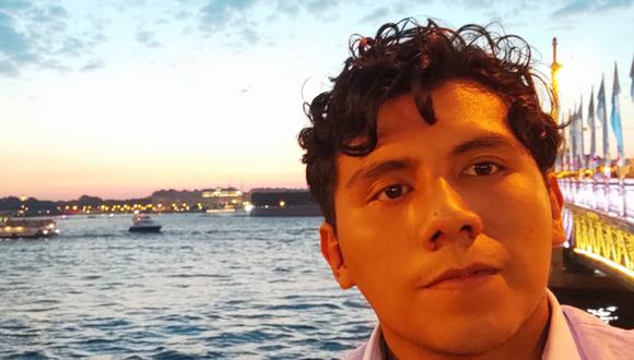 Álvaro Casavilca, estudiante peruano en Moscú. (Foto: Twitter)