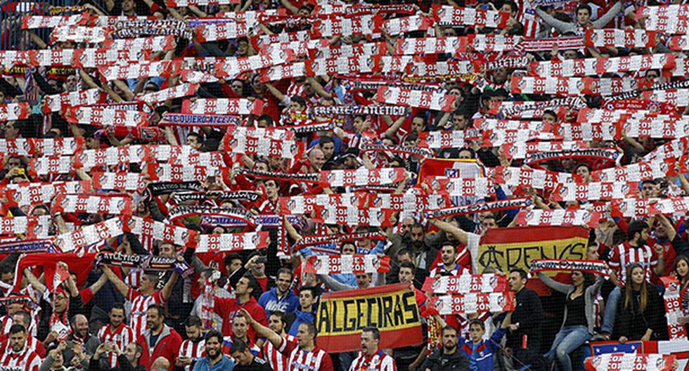 Hinchas del Atlético de Madrid no olvidan derrota ante Real Madrid (Foto: EFE)