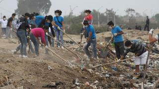 Trujillo: retiran basura y desmonte de Complejo Arqueológico de Chan Chan 