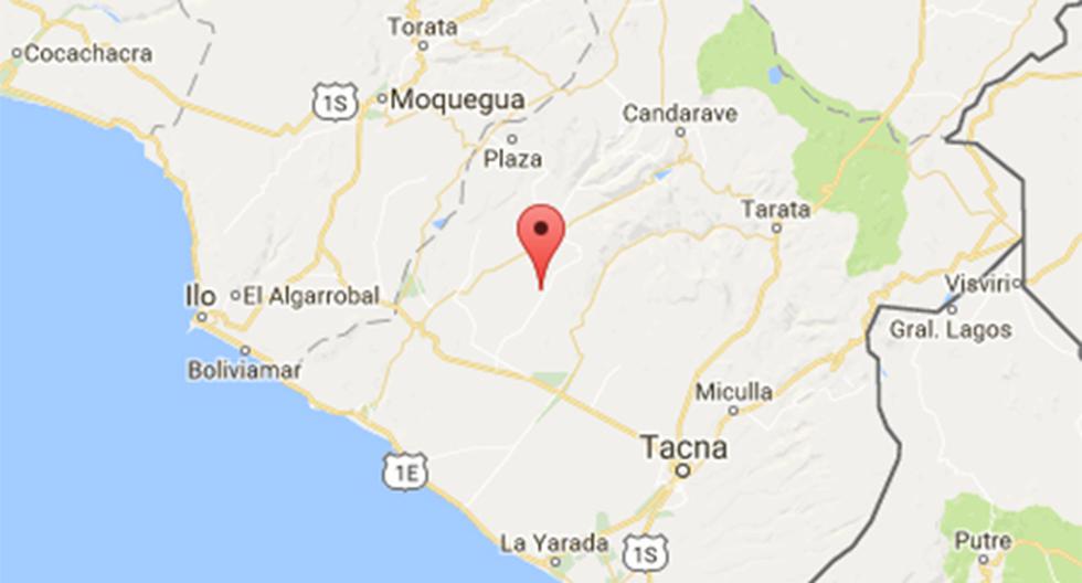 Leve sismo se sintió en Tacna y no causó daños materiales ni víctimas, informó el IGP. (Foto: IGP)