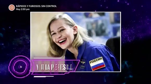 Yulia Peresild se convirtió en la primera actriz de cine en grabar en el espacio