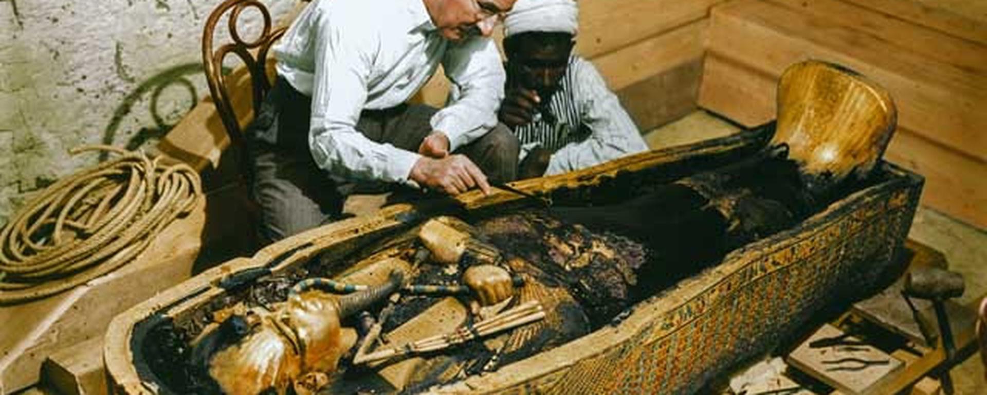 100 años del hallazgo de la tumba de Tutankamón: los apuntes de su descubridor que reviven la fiebre por la egiptología
