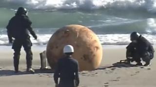 Encuentran enorme esfera en el mar de Japón: de qué se trató el video viral
