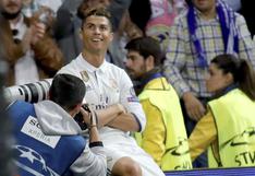 Cristiano Ronaldo felicitó a sus compañeros del Real Madrid tras vencer al Atlético Madrid