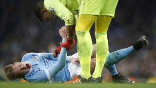 Kevin de Bruyne sufrió lesión que lo alejaría de la Eurocopa