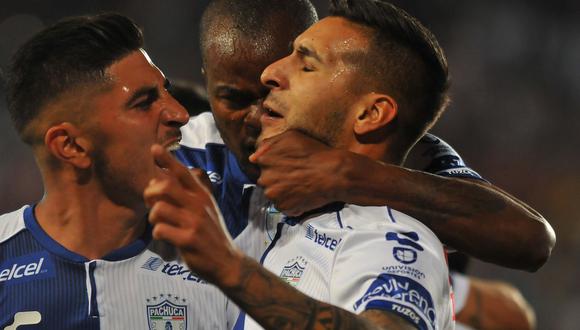 Pachuca ganó 3-1 a Guadalajara con goles de Víctor Guzmán y de los argentinos Ismael Sosa y José Ulloa. (Foto: AFP)