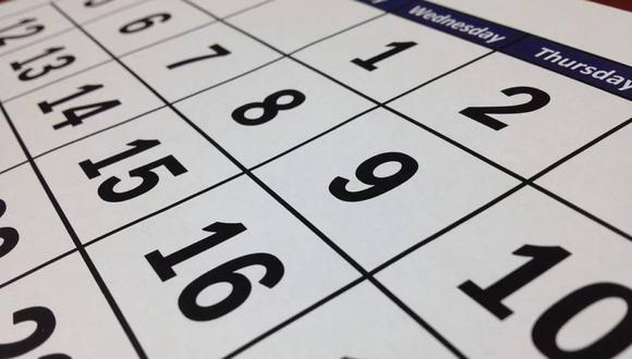 Entérate si este jueves será feriado no laborable (Foto: Pixabay).
