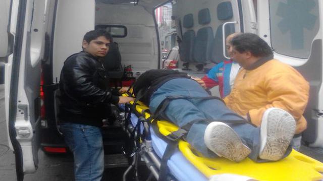 Embarazada resultó herida tras choque en el centro de Lima  - 3