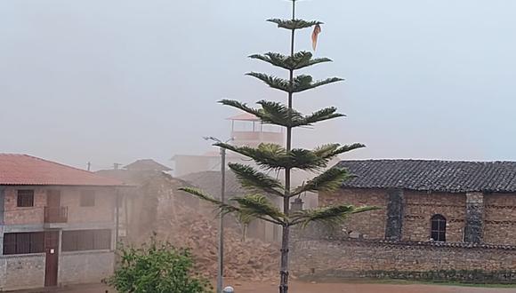 El sismo causó daños en viviendas del centro poblado de Tayunsa, en la provincia de Condorcanqui. (Foto: Esfera Radio)