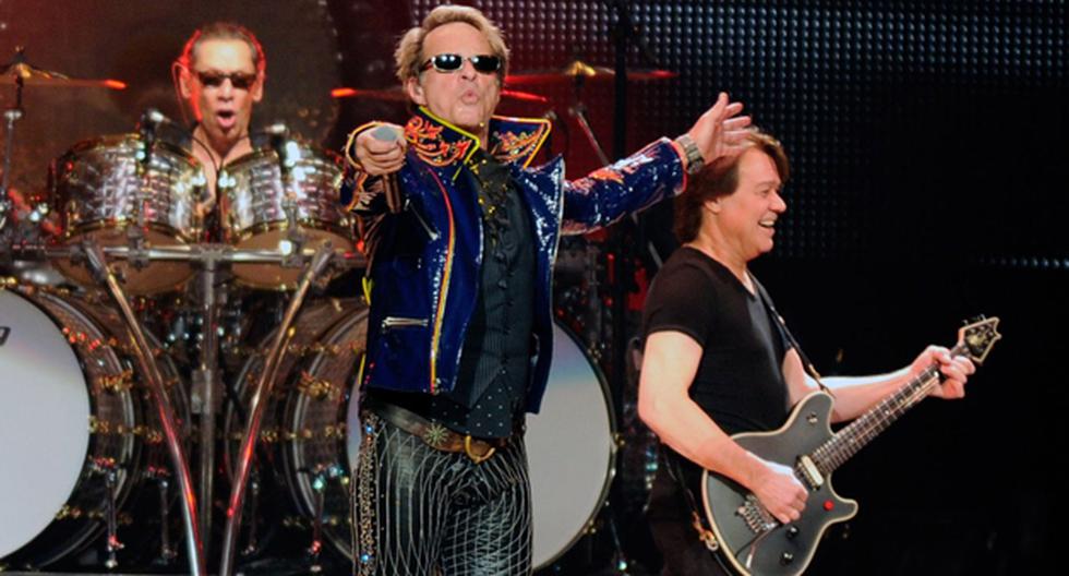 Alex Van Halen, David Lee Roth y Eddie Van Halen. (Foto:David Becker/Getty Images)