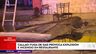 Callao: explosión de balón de gas provocó incendio en restaurante