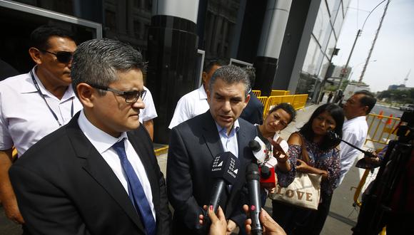 Rafael Vela y José Domingo Pérez declararán esta semana ante el Poder Judicial (Foto: GEC).